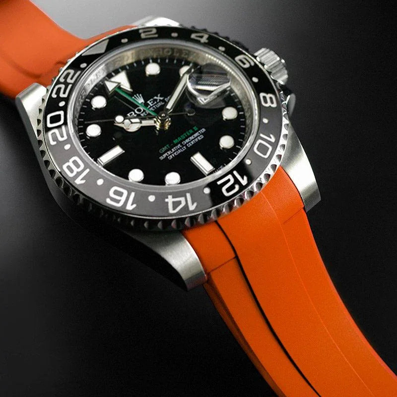 Bracelet en caoutchouc M103CD – Rubber B – Orange - vue 7