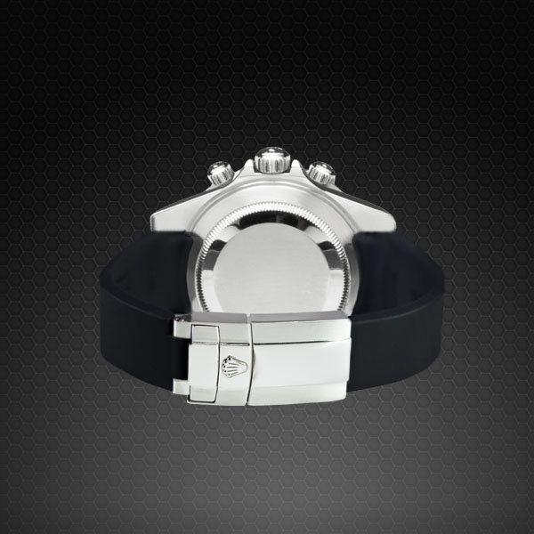 Bracelet en caoutchouc M103CD – Rubber B – Noir ligne verte - vue 11
