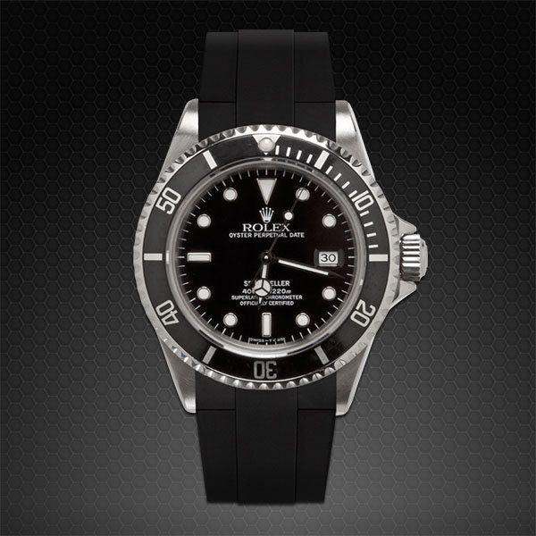 Bracelet en caoutchouc M106CD – Rubber B – Noir - vue 17