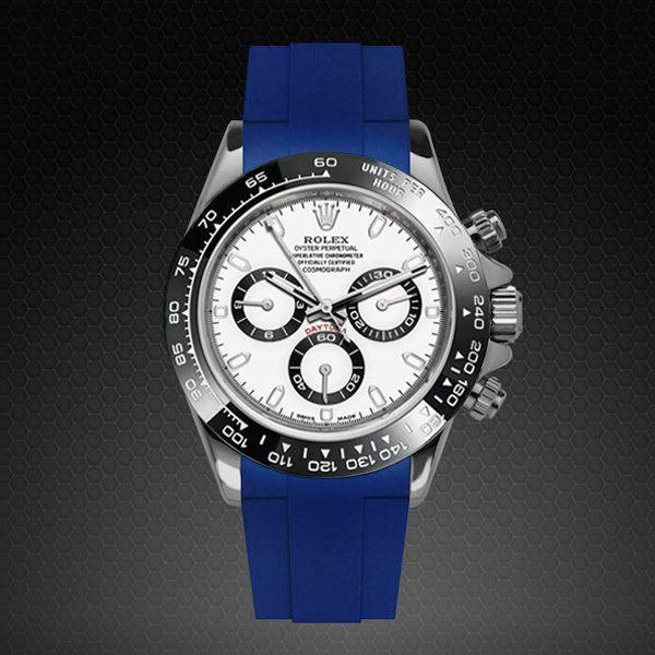 Bracelet en caoutchouc M106CD – Rubber B – Bleu - vue 7