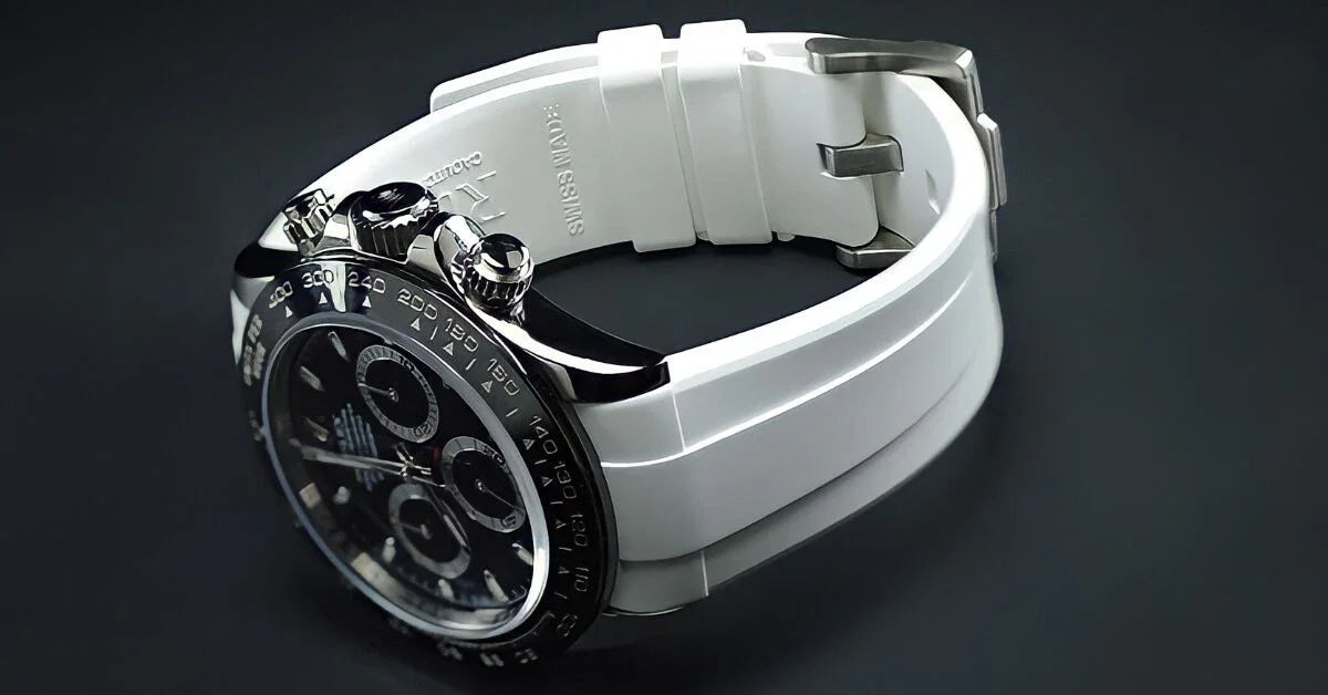 Bracelet en caoutchouc M106CD – Rubber B – Blanc - vue 13
