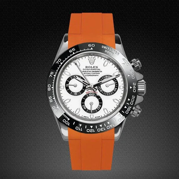 Bracelet en caoutchouc M106CD – Rubber B – Orange - vue 5