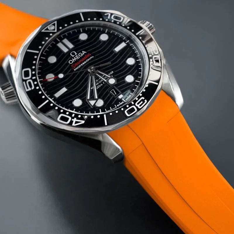 Bracelet en caoutchouc M106CD – Rubber B – Orange - vue 7