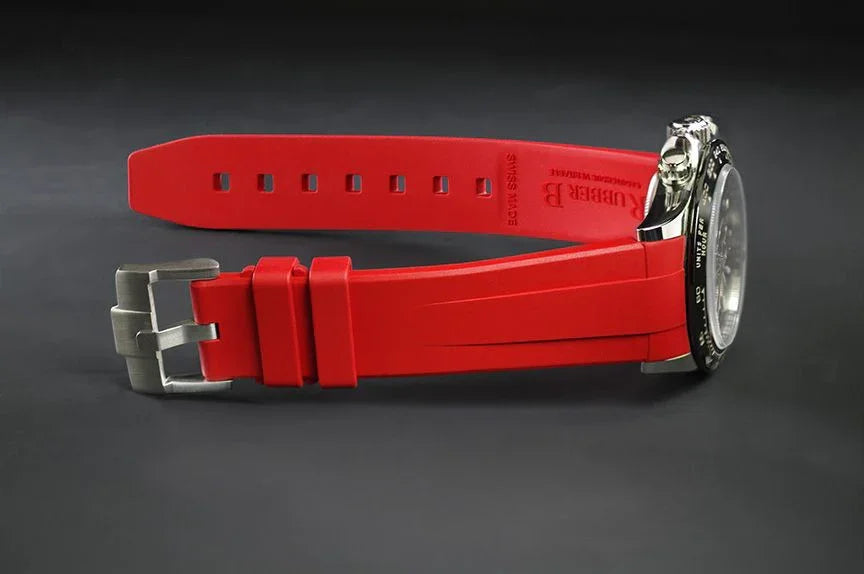 Bracelet en caoutchouc M106CD – Rubber B – Rouge - vue 6