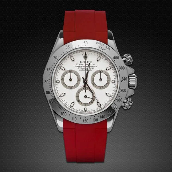 Bracelet en caoutchouc M106CD – Rubber B – Rouge - vue 8