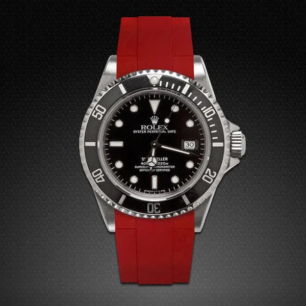 Bracelet en caoutchouc M106CD – Rubber B – Rouge - vue 10