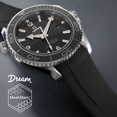 Bracelet en caoutchouc DM106CD MeshMatic – Rubber B – Noir - vue 11