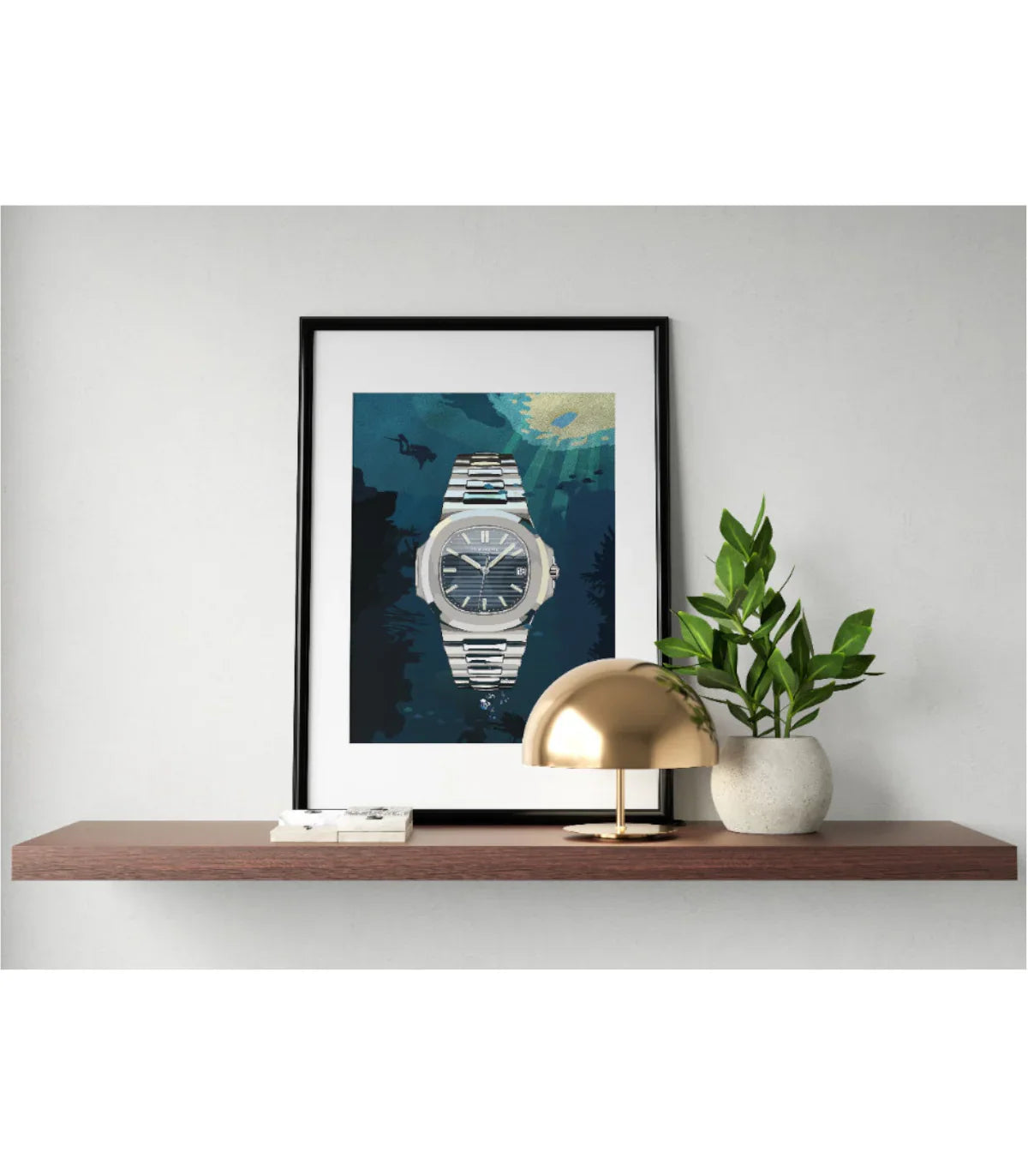 50 shades of blue - 50x70cm - Watchoniste X MisterChrono tirage d'art - détail