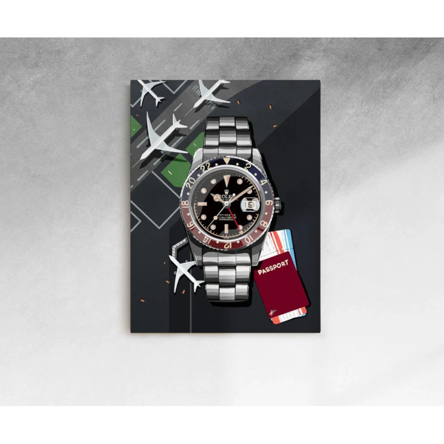 Pepsi – 80x110 cm – Impression sur toile – Watchoniste X MisterChrono - détail