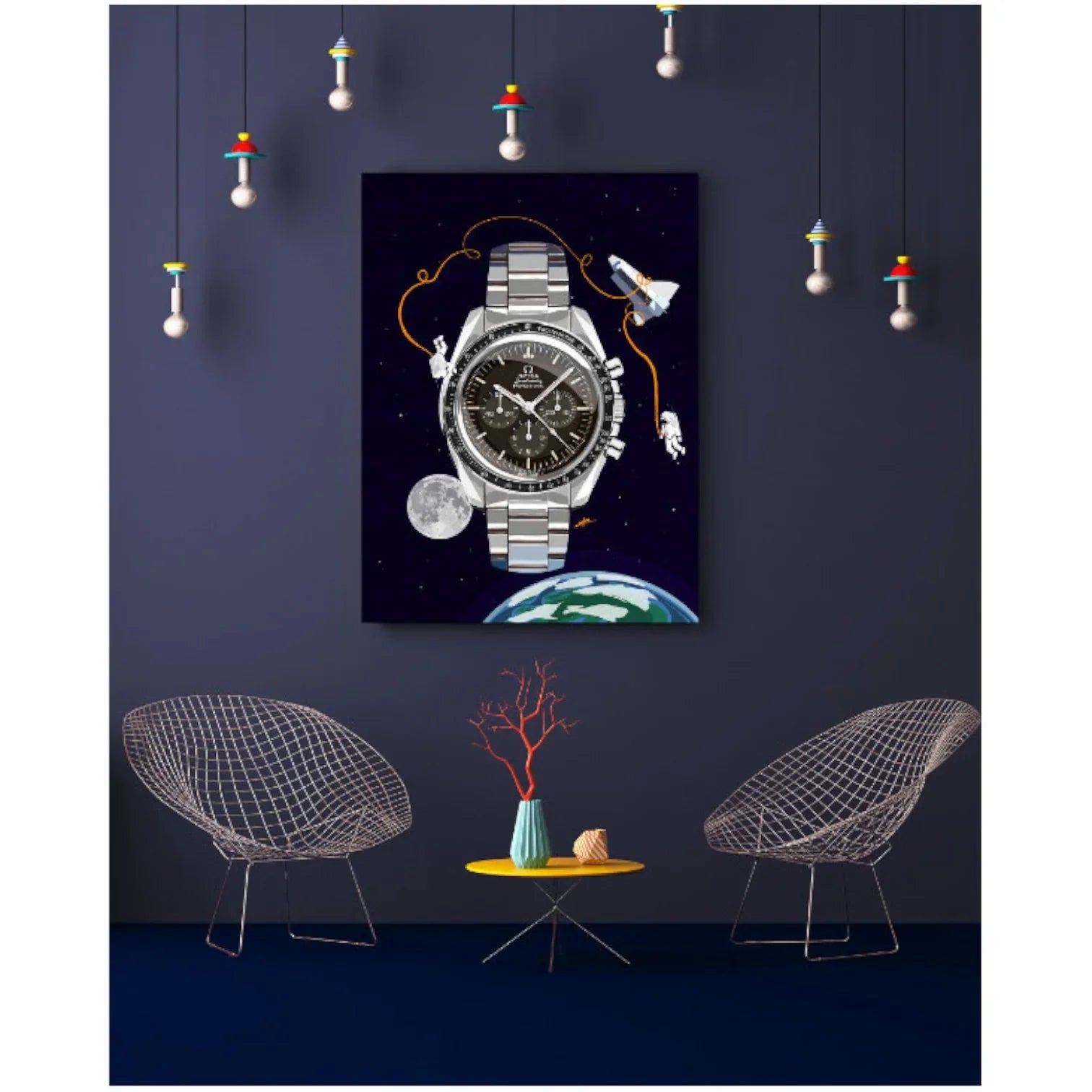 Moonwatch – 80x110 cm – Impression sur toile – Watchoniste X MisterChrono - vue 3
