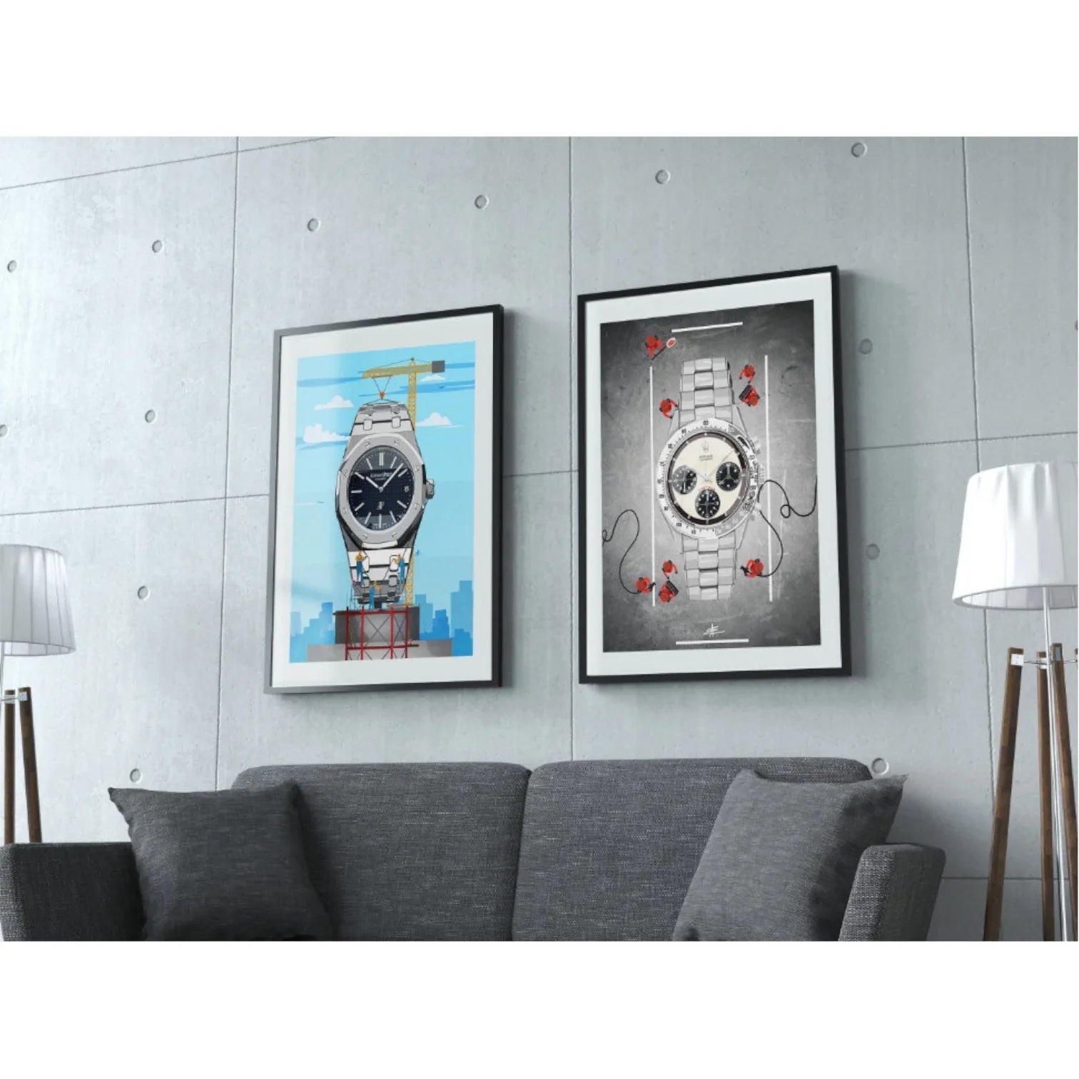 Skyscraper - 50x70cm - Tirage d'Art - Watchoniste X MisterChrono - détail