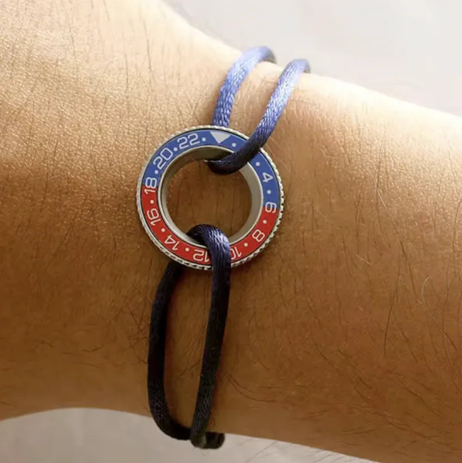 Bracelet lunette GMT - détail