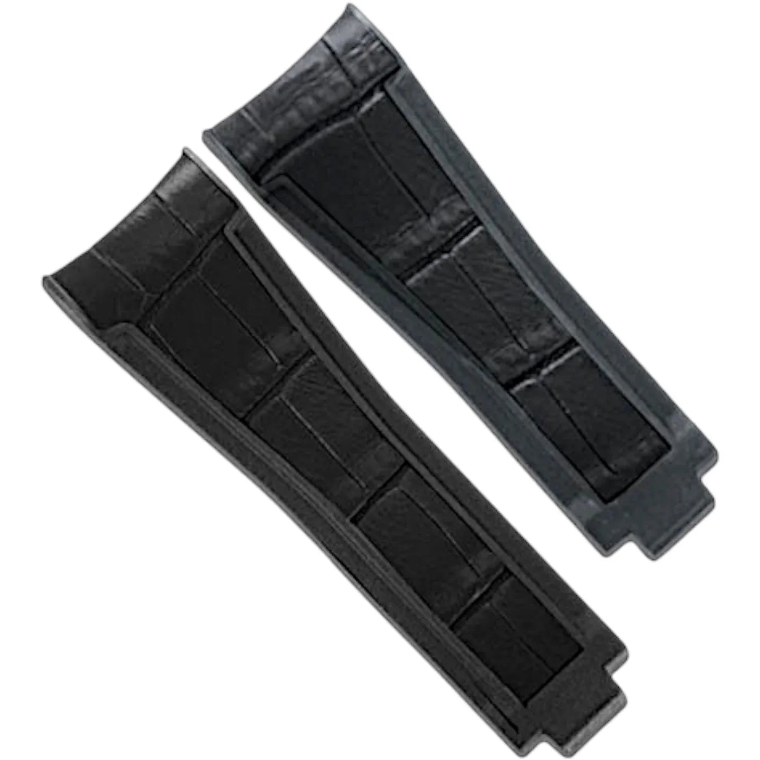 Bracelet en caoutchouc - Alligator SwimSkin SK20CD - Rubber B - Noir - bracelet cuir alligator montre