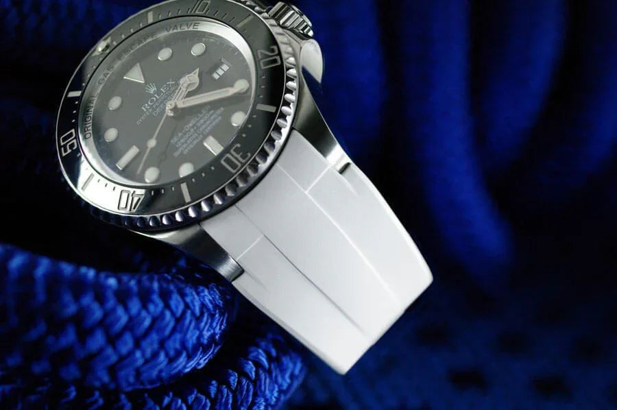 Bracelet en caoutchouc M107 - Rubber B - blanc - vue 3