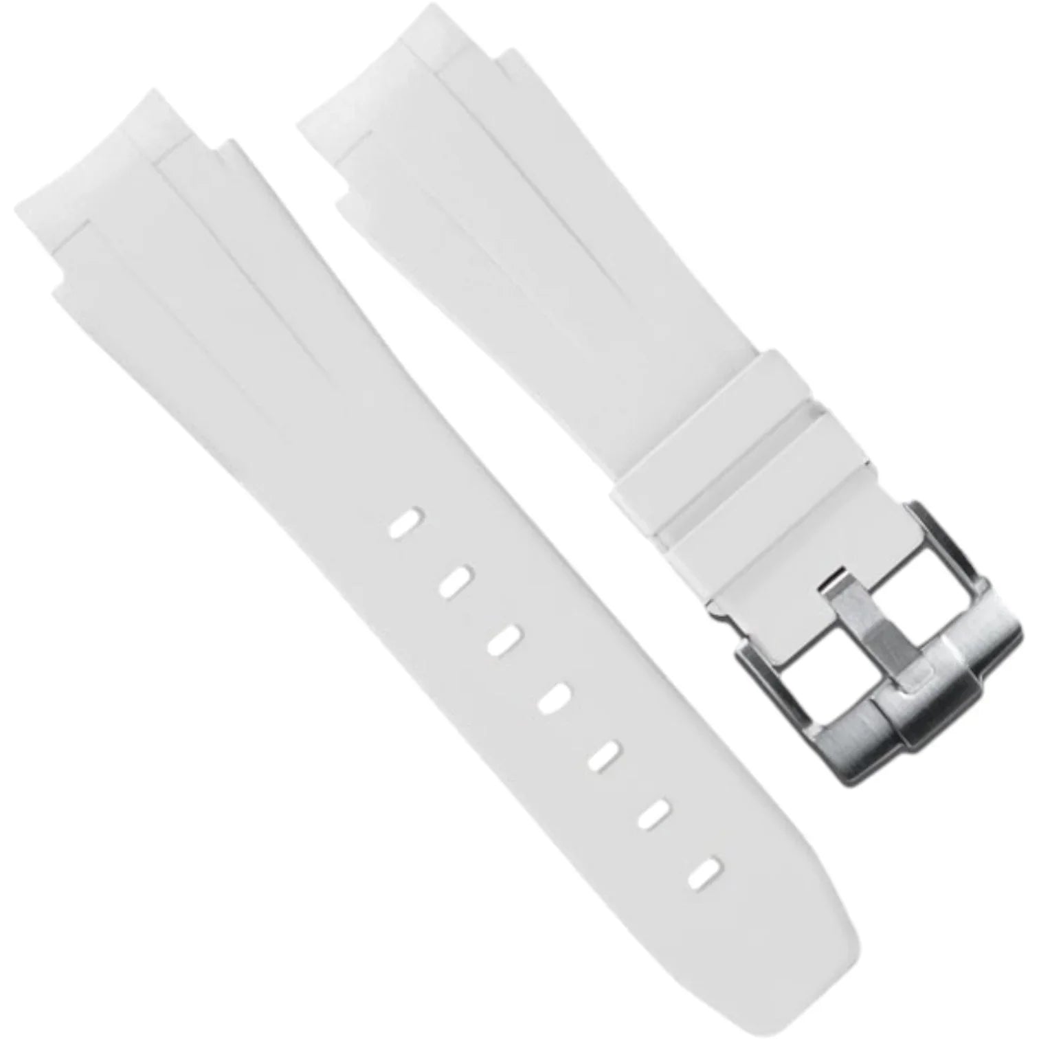 Bracelet en caoutchouc M107 - Rubber B - blanc - bracelet caoutchouc montre