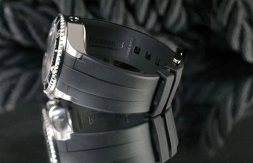 Bracelet en caoutchouc M207 - Rubber B - Noir - vue 7