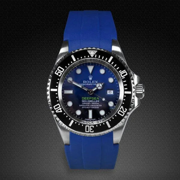 Bracelet en caoutchouc M207 - Rubber B - bleu pacifique - vue 4