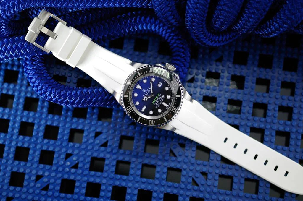 Bracelet en caoutchouc M207 - Rubber B - blanc - vue 4