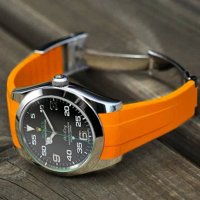 Bracelet en caoutchouc M115 – Rubber B – Orange - vue 3