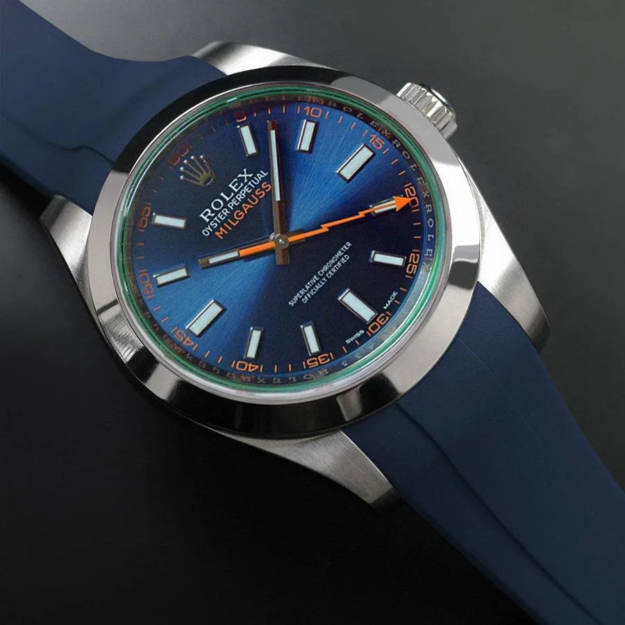 Bracelet en caoutchouc M115 – Rubber B – Bleu marine - vue 5