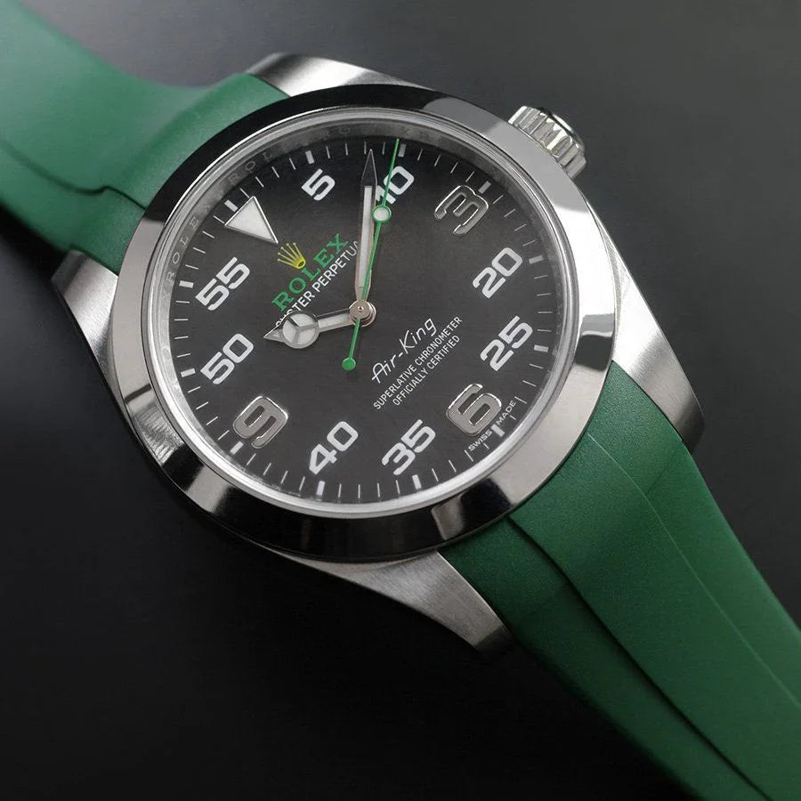 Bracelet en caoutchouc M115 – Rubber B – Vert - vue 5