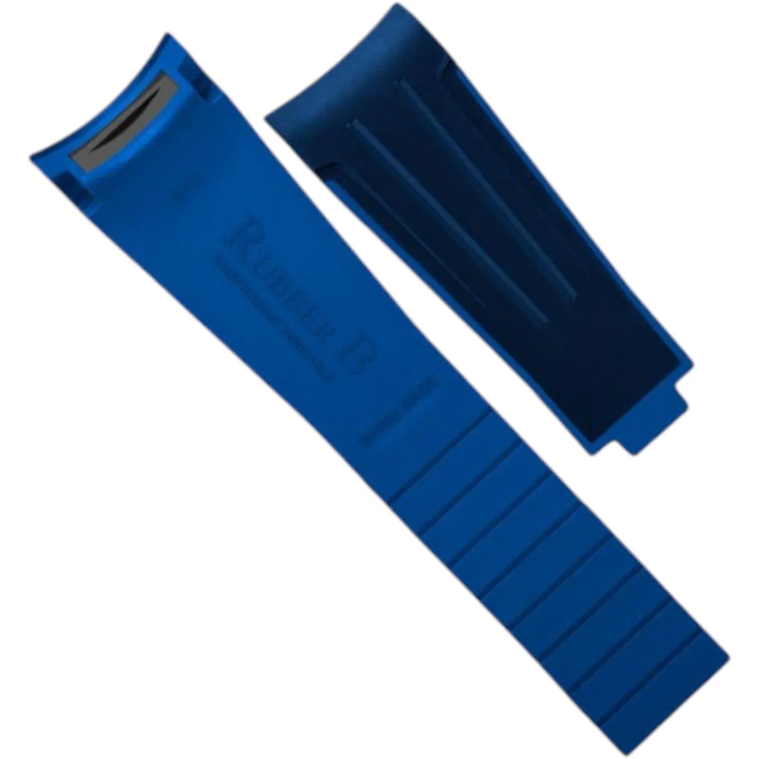 Bracelet en caoutchouc M111 – Rubber B – Bleu marine et bleu pacifique - bracelet caoutchouc montre