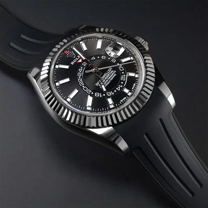 Bracelet en caoutchouc M111 – Rubber B – Noir - vue 3