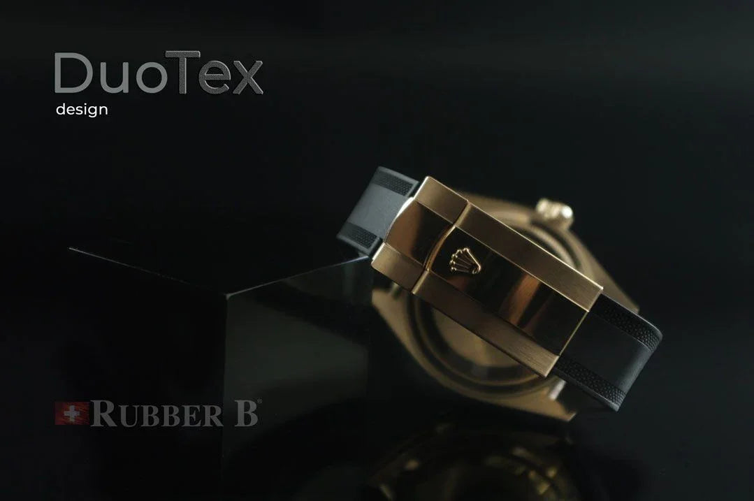 Bracelet en caoutchouc M222 – Rubber B – Noir - vue 3