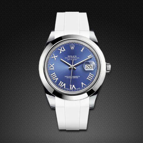 Bracelet en caoutchouc M105 – Rubber B – Blanc - vue 5