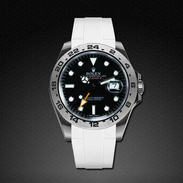 Bracelet en caoutchouc M105 – Rubber B – Blanc - vue 6