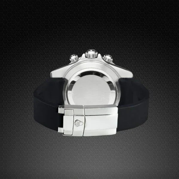 Bracelet en caoutchouc M105 – Rubber B – Noir ligne blanche - vue 4