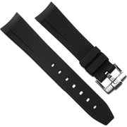Bracelet en caoutchouc M225 – Rubber B – Noir - bracelet caoutchouc montre
