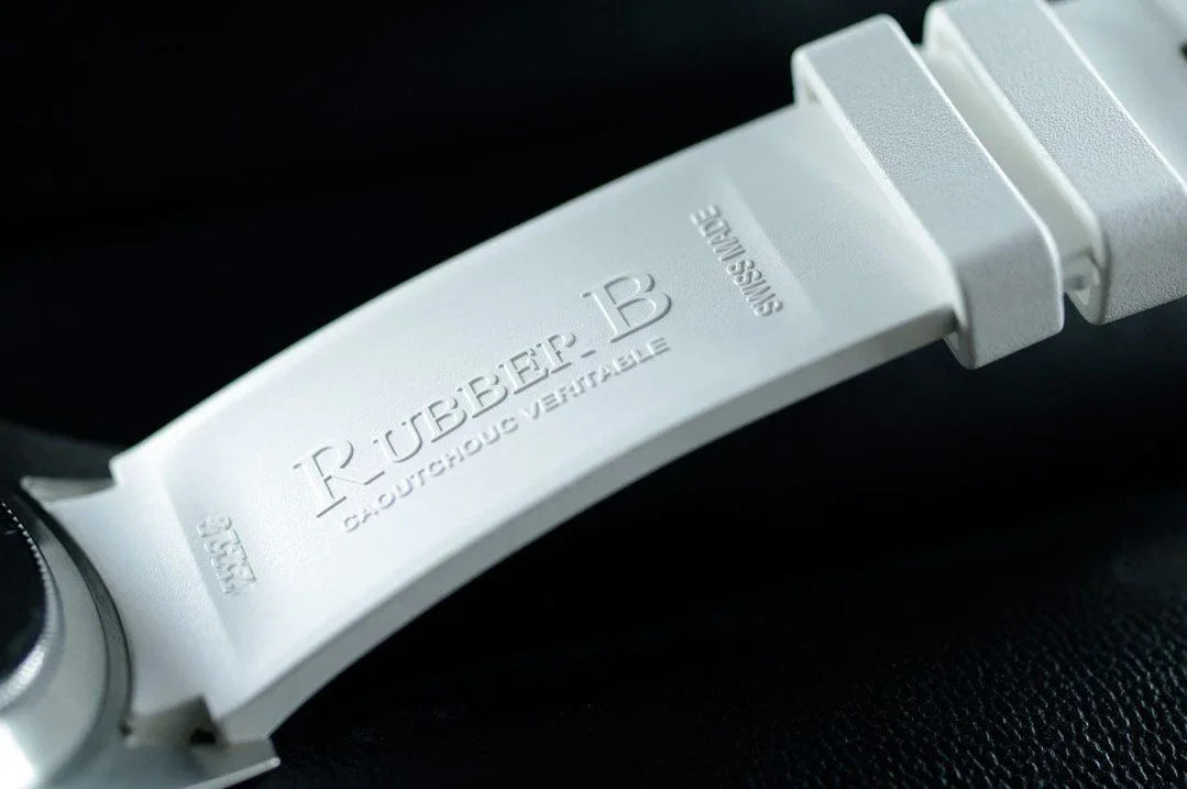 Bracelet en caoutchouc M225 – Rubber B – Blanc - vue 4