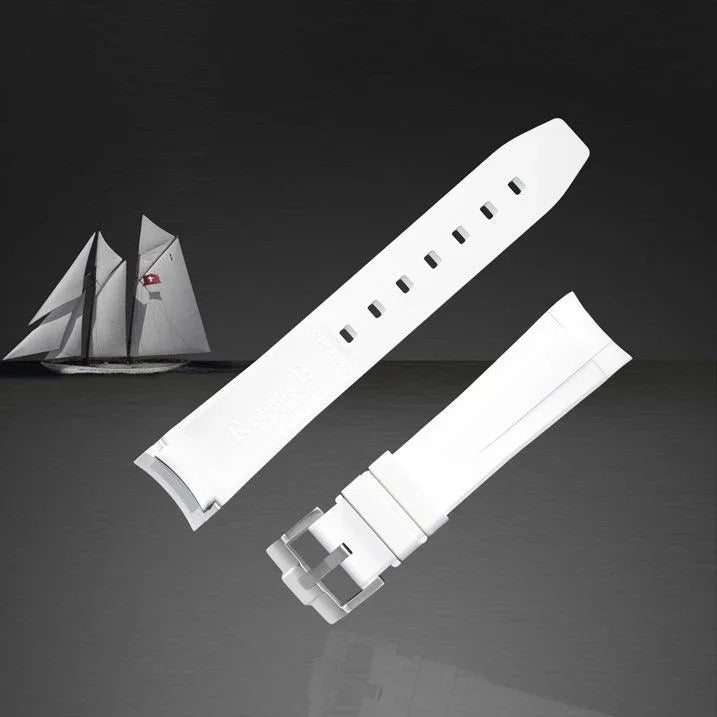 Bracelet en caoutchouc M141 – Rubber B – Blanc - vue 6