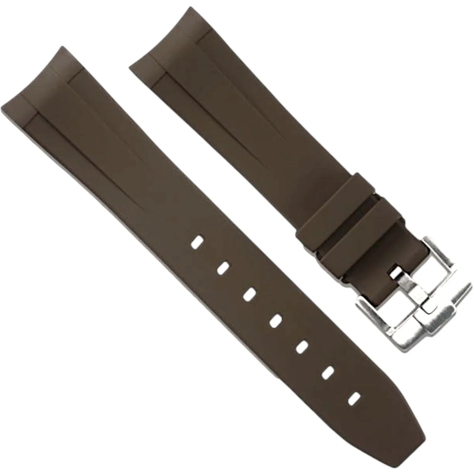 Bracelet en caoutchouc M141 – Rubber B – Marron - bracelet caoutchouc montre