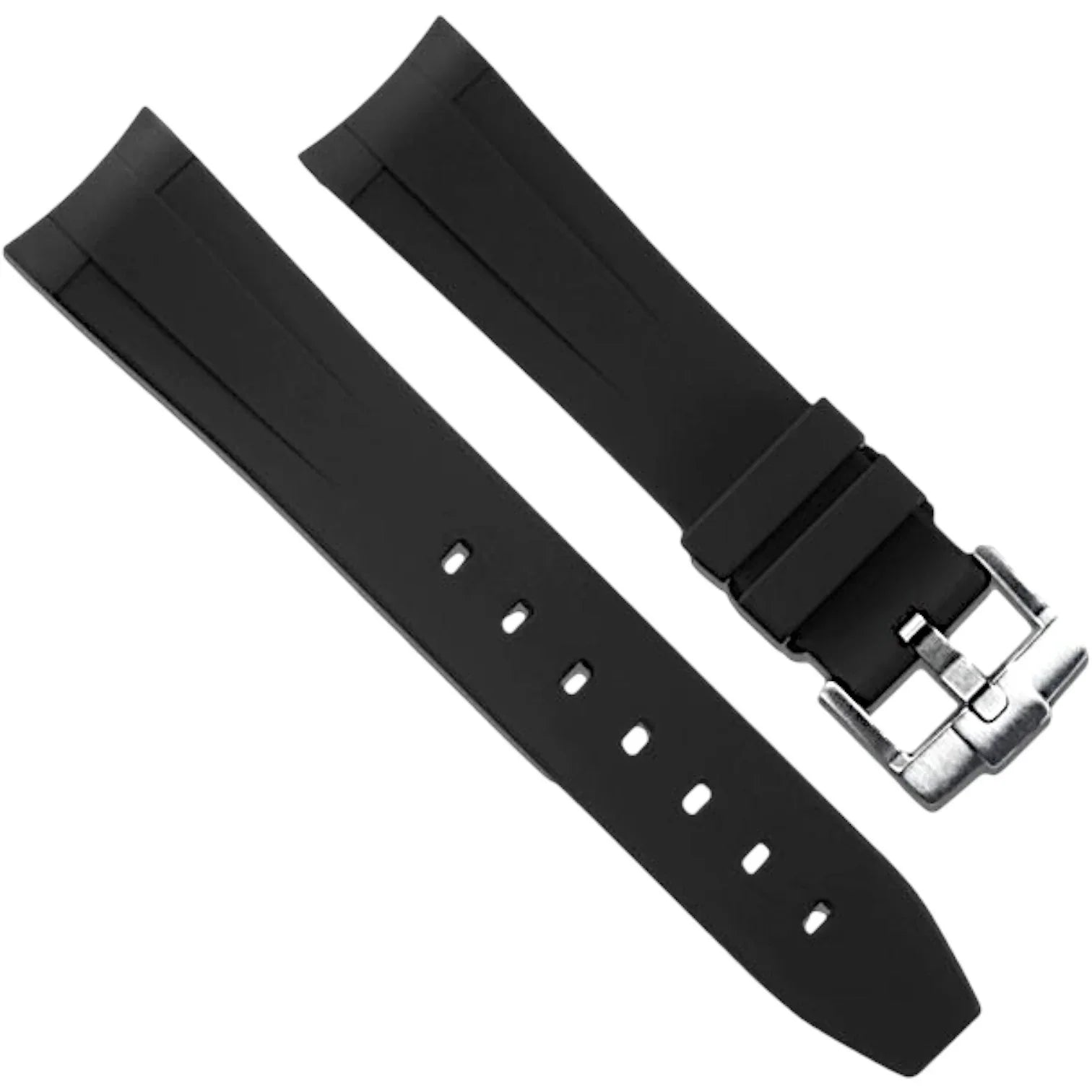Bracelet en caoutchouc M236 – Rubber B – Noir - bracelet caoutchouc montre