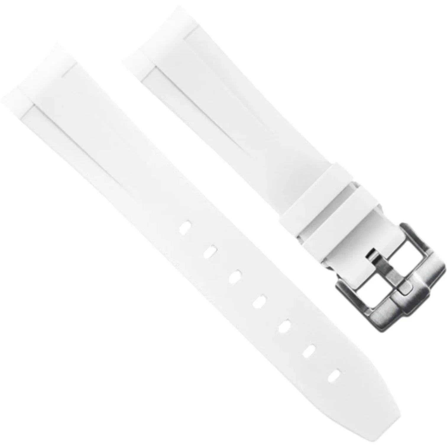 Bracelet en caoutchouc M236 – Rubber B – Blanc - bracelet caoutchouc montre