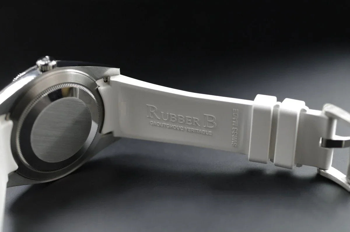 Bracelet en caoutchouc M236 – Rubber B – Blanc - vue 4
