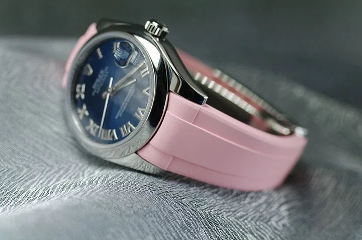 Bracelet en caoutchouc M216 – Rubber B – Rose - vue 4