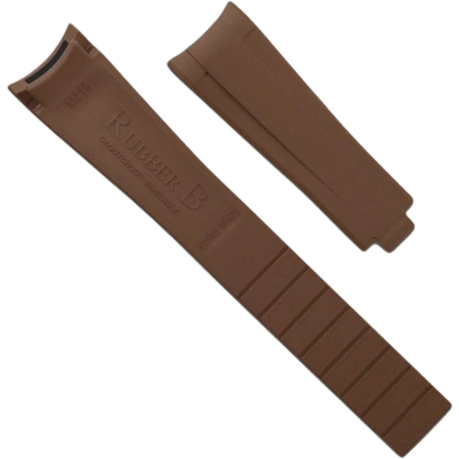 Bracelet en caoutchouc M216 – Rubber B – Marron - bracelet caoutchouc montre