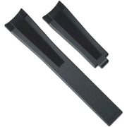 Bracelet en caoutchouc M216 – Rubber B – Noir Velours Tuxedo - bracelet caoutchouc montre