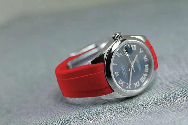 Bracelet en caoutchouc M316 – Rubber B – Rouge - vue 3