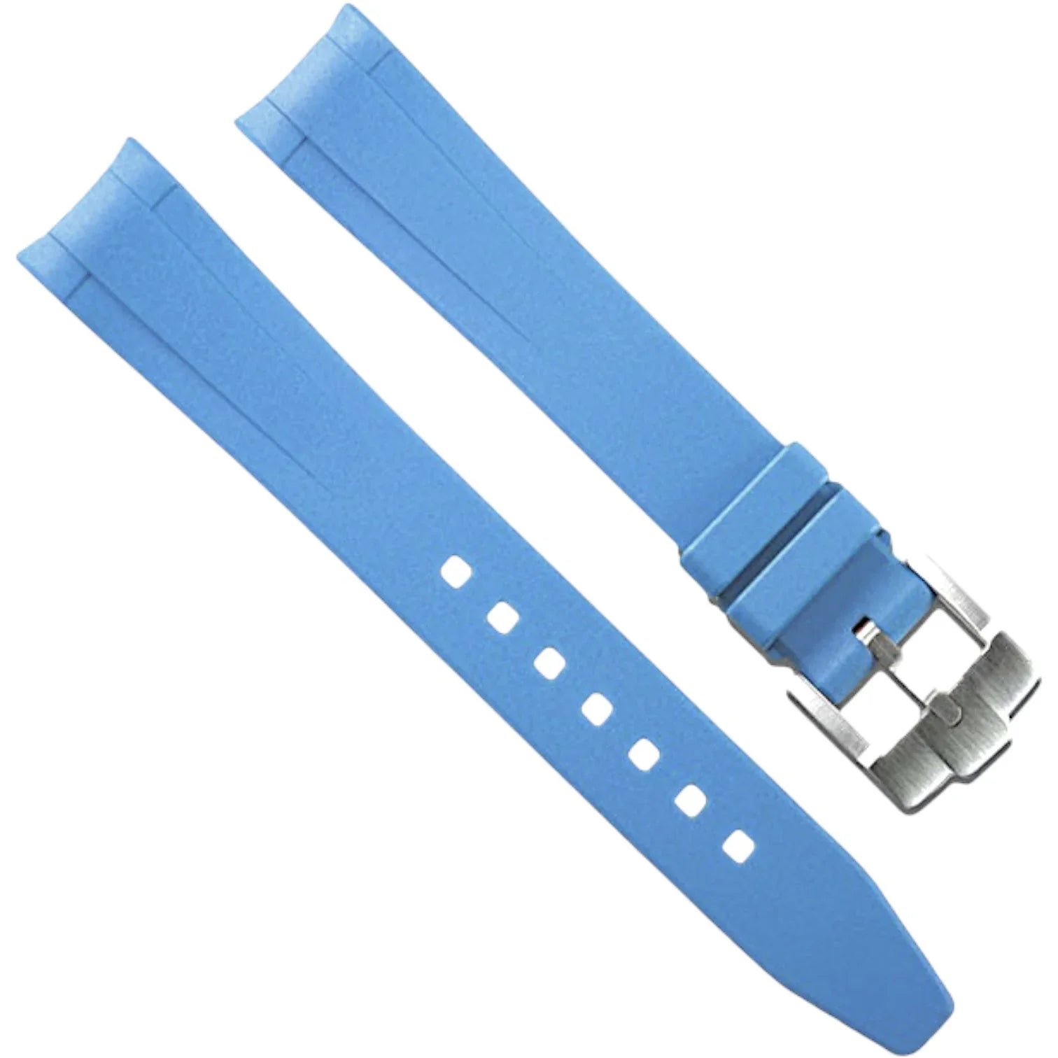 Bracelet en caoutchouc M316 – Rubber B – Bleu ciel - bracelet caoutchouc montre