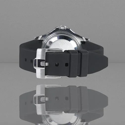 Bracelet en caoutchouc M316 – Rubber B – Noir Tuxedo Velour - vue 5
