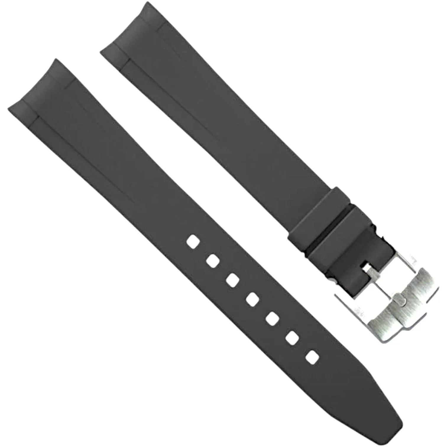 Bracelet en caoutchouc M317 – Rubber B – Noir - bracelet caoutchouc montre