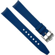 Bracelet en caoutchouc M317 – Rubber B – Bleu marine - bracelet caoutchouc montre