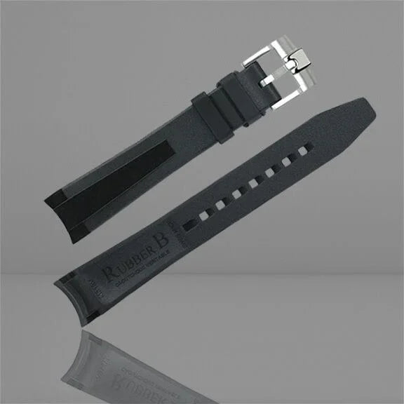 Bracelet en caoutchouc M317 – Rubber B – Noir Tuxedo Velour - vue 6