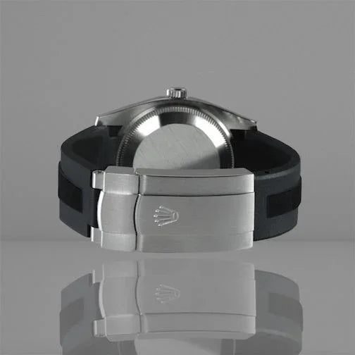 Bracelet en caoutchouc M219 – Rubber B – Noir Tuxedo Velour - vue 5
