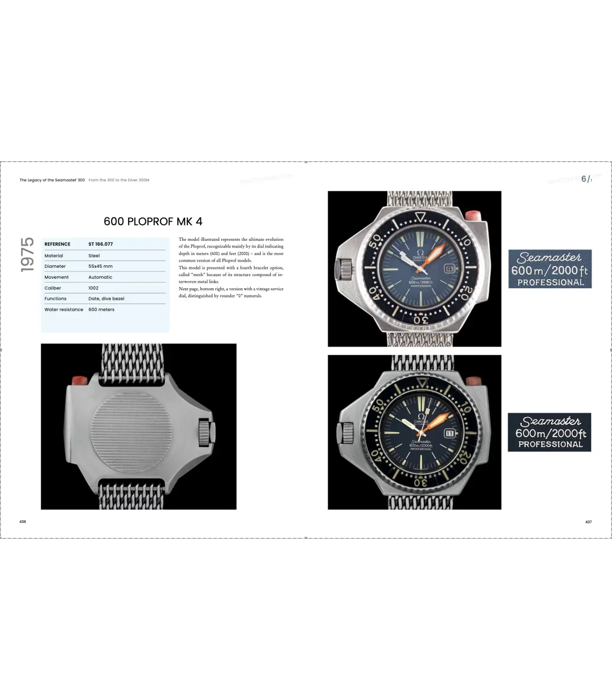 Seamaster Only – The OMEGA diver’s watch – Version anglaise - vue 7