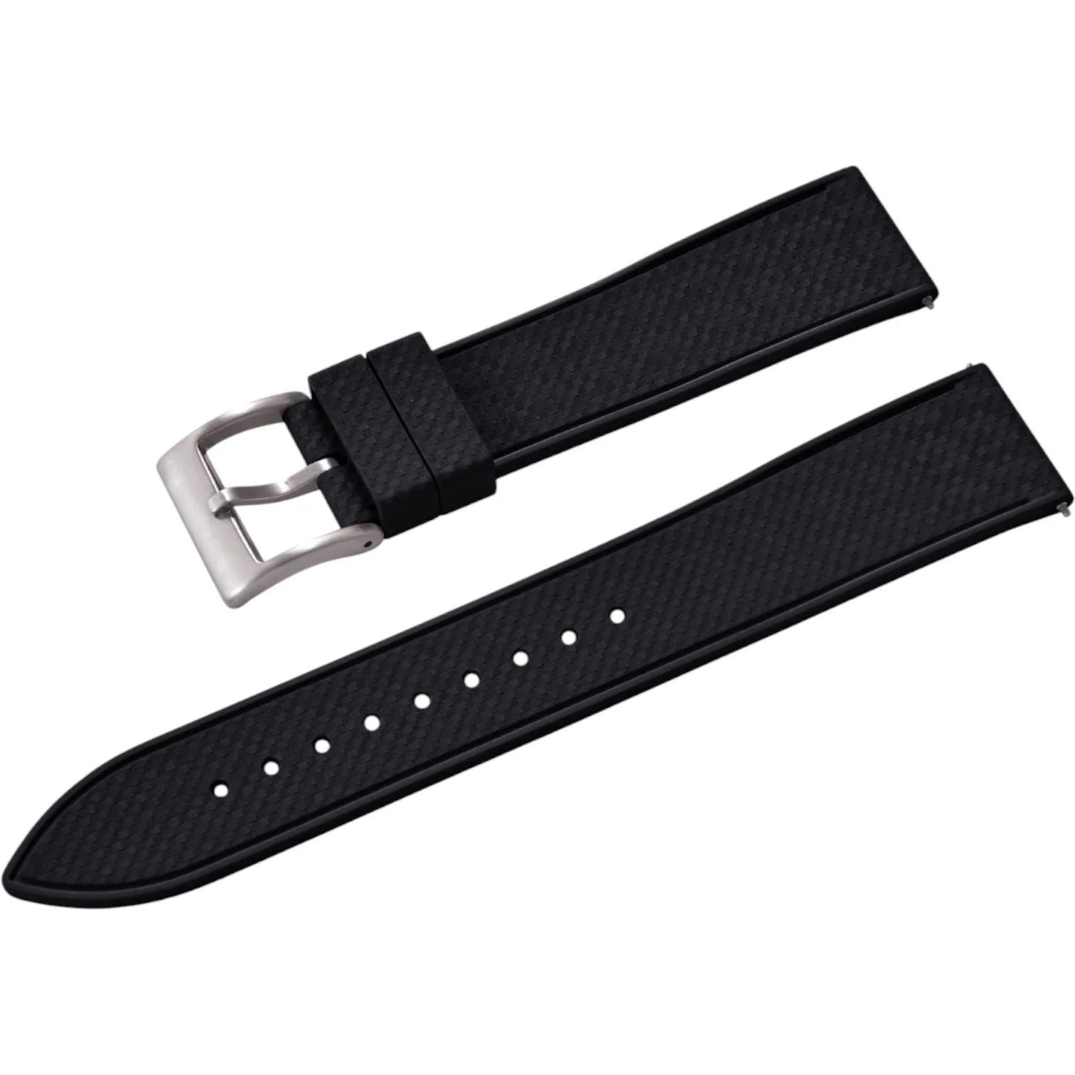 Bracelet en caoutchouc – Mosaic – KronoKeeper – Noir - bracelet caoutchouc montre